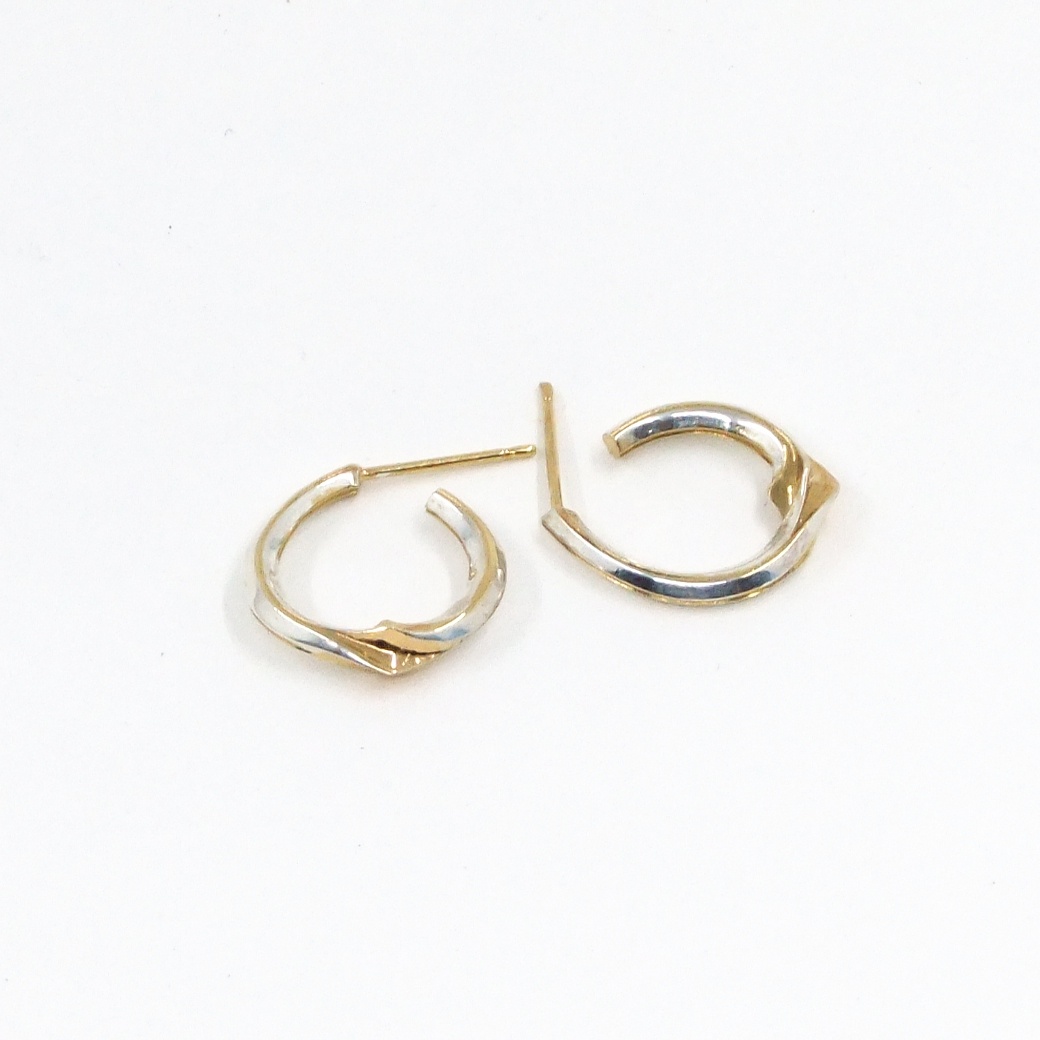 Twist Flare Hook Earrings – options available –